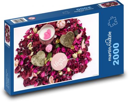 Valentine´s Day Gift - Puzzle 2000 pieces, size 90x60 cm 