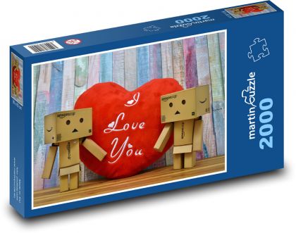 Ľúbim ťa  - Puzzle 2000 dielikov, rozmer 90x60 cm 