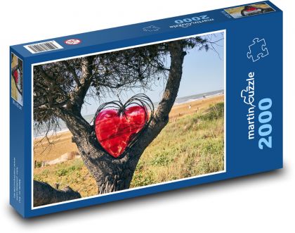 Srdce k Valentýnu - puzzle 2000 dílků