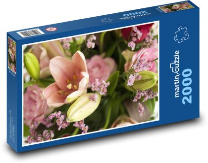 Valentine´s Day Lily Bouquet - Puzzle 2000 pieces, size 90x60 cm 
