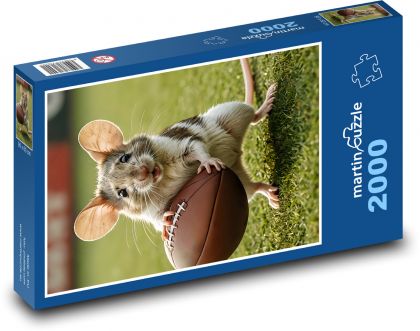 Maus mit Kugel - Puzzle - 2000 Teile