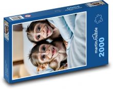 Šťastné opice Puzzle 2000 dielikov - 90 x 60 cm