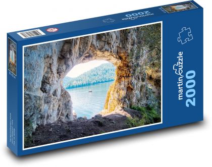 Okno v skale - Puzzle 2000 dielikov, rozmer 90x60 cm 