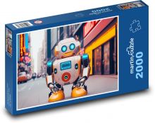 Robot on the street Puzzle 2000 pieces - 90 x 60 cm