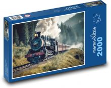 Pociąg parowy Puzzle 2000 elementów - 90x60 cm