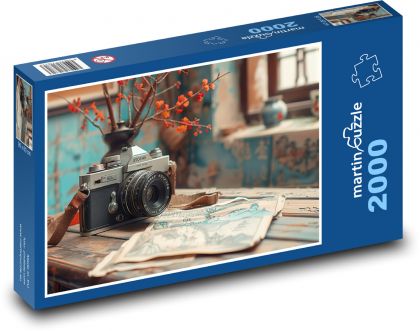 Alte Kamera - Puzzle - 2000 Teile