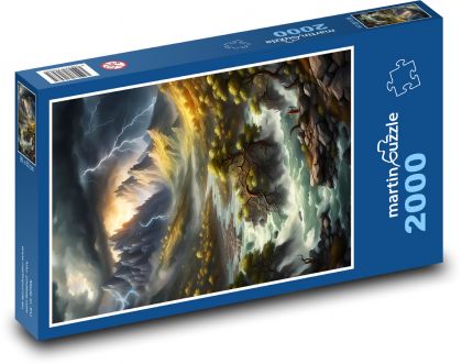 Berglandschaft - Puzzle - 2000 Teile