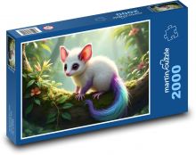 Barevná lasička Puzzle 2000 dílků - 90 x 60 cm