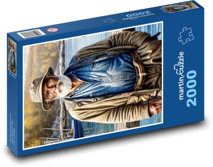 Fischer am See - Puzzle - 2000 Teile
