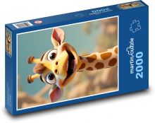 Šťastná žirafa Puzzle 2000 dielikov - 90 x 60 cm