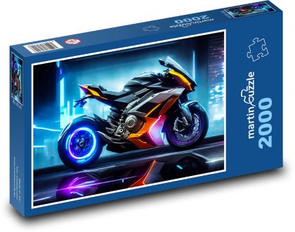 Motorka - Puzzle 2000 dielikov, rozmer 90x60 cm 