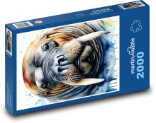 Walrus Puzzle 2000 pieces - 90 x 60 cm