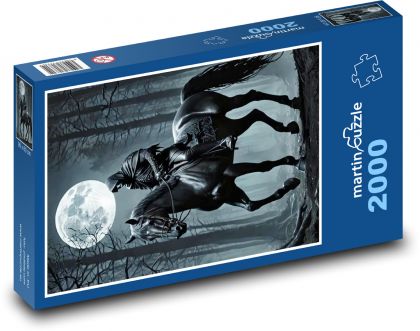 Knight on horse - Puzzle 2000 pieces, size 90x60 cm 