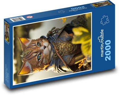 Královská kočka - puzzle 2000 dílků
