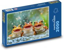 Kamarádky žáby Puzzle 2000 - 90x60 cm