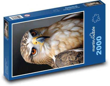 Vogel - Falke - Puzzle - 2000 Teile