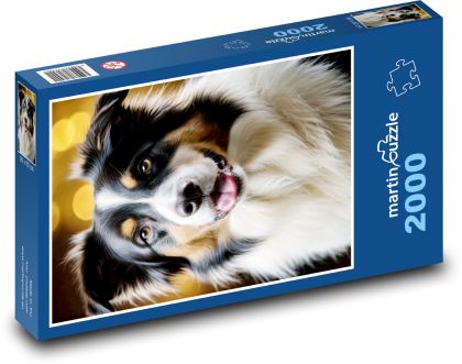 Pes - puzzle 2000 dílků