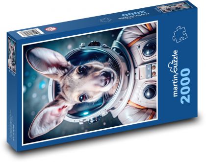 Klokan kozmonaut - Puzzle 2000 dielikov, rozmer 90x60 cm 
