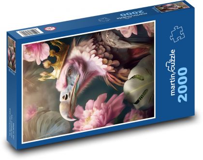 Geier mit Krone - Puzzle - 2000 Teile