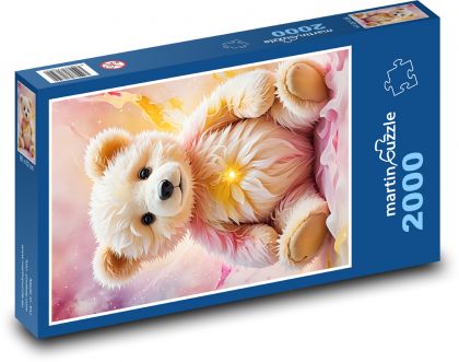 Zabawka misia - Puzzle 2000 elementów, rozmiar 90x60 cm