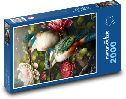 Ledňáčci - puzzle 2000 dílků