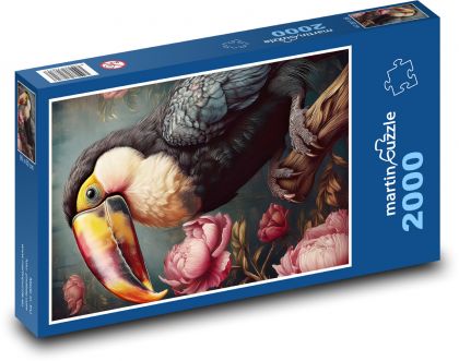 Tukan - Puzzle 2000 dielikov, rozmer 90x60 cm 