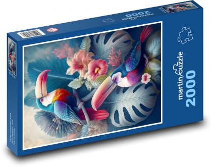 Tukane - Vögel - Puzzle - 2000 Teile