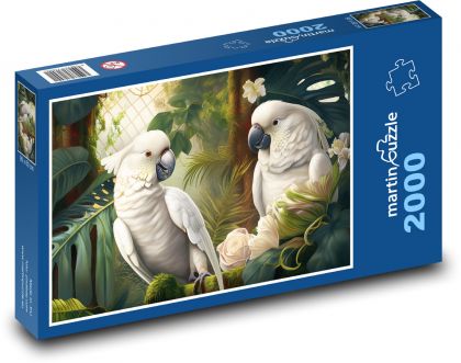 Kakadu - Papageien - Puzzle - 2000 Teile