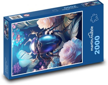 Brouk - hmyz - puzzle 2000 dílků