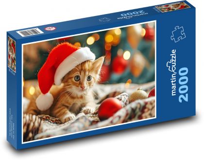 Kätzchen zu Weihnachten - Puzzle - 2000 Teile