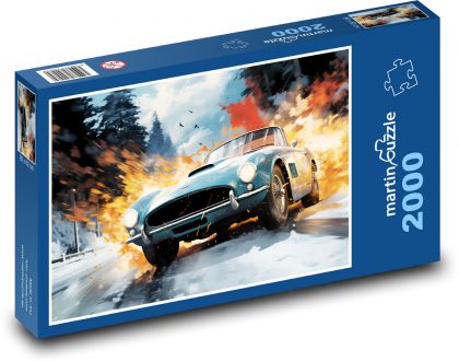Auto fantasy - Puzzle 2000 elementów, rozmiar 90x60 cm