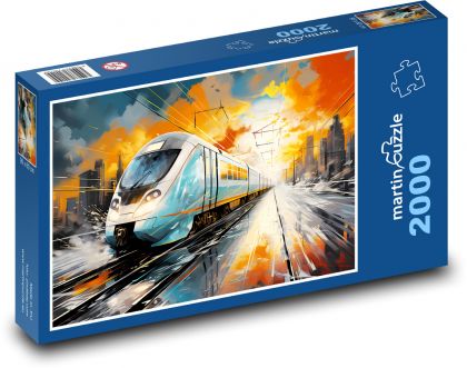 Fantasy-Zug - Puzzle - 2000 Teile