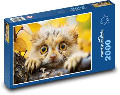 Kočka fantasy - puzzle 2000 dílků