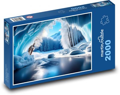 Frozen nature - Puzzle 2000 pieces, size 90x60 cm 