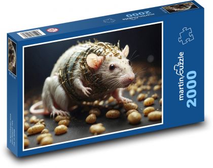 Mouse - Robot - Puzzle 2000 pieces, size 90x60 cm 