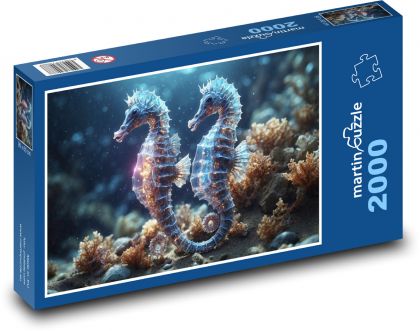 Mořský koníci - puzzle 2000 dílků