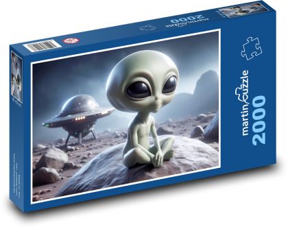 Außerirdisches UFO - Puzzle - 2000 Teile