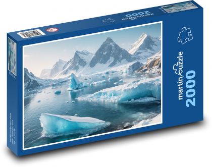 Glaciers - Puzzle 2000 pieces, size 90x60 cm 