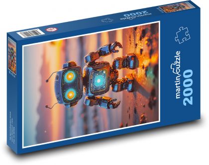 Robot - puzzle 2000 dílků