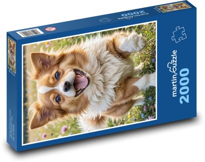 Meadow Flower Dog - Puzzle 2000 pieces, size 90x60 cm 