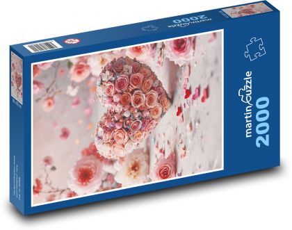 Deň svätého Valentína - Puzzle 2000 dielikov, rozmer 90x60 cm 
