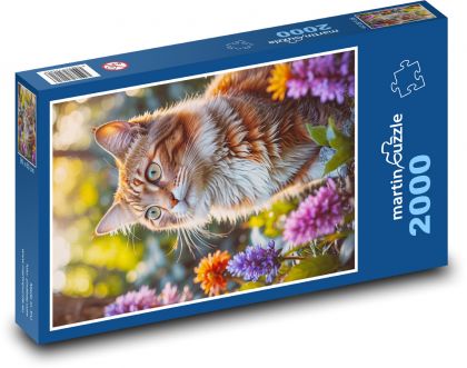 Kociak - Puzzle 2000 elementów, rozmiar 90x60 cm