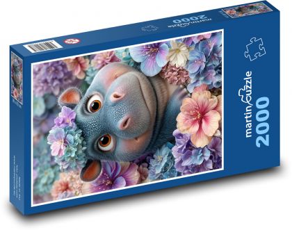 Hroch - Puzzle 2000 dílků, rozměr 90x60 cm