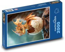 Smok - wylęg Puzzle 2000 elementów - 90x60 cm