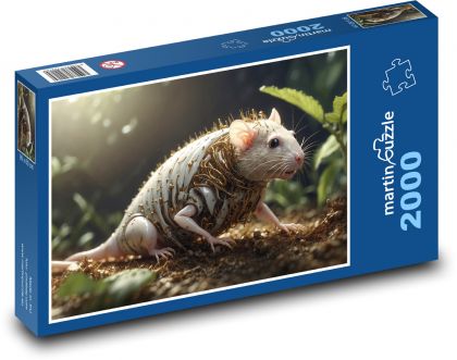 Myš - robot - puzzle 2000 dílků