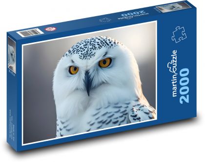 Sněžná sova - puzzle 2000 dílků