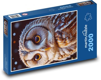 Sova - Puzzle 2000 elementów, rozmiar 90x60 cm
