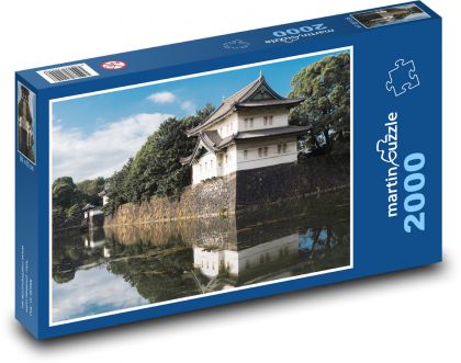 Pałac Cesarski - Tokio - Puzzle 2000 elementów, rozmiar 90x60 cm