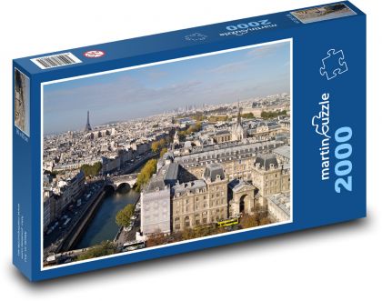 Paříž - Francie - puzzle 2000 dílků
