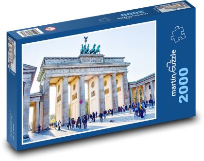 Braniborská brána - Německo - puzzle 2000 dílků